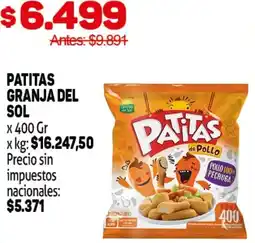 Makro Patitas granja del sol oferta
