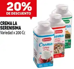 Makro La serenisima crema variedad oferta