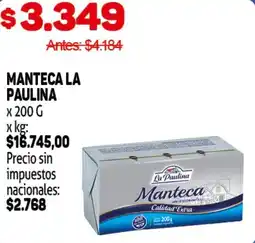 Makro La paulina manteca oferta