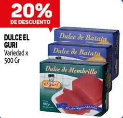 Makro Dulce el guri variedad oferta