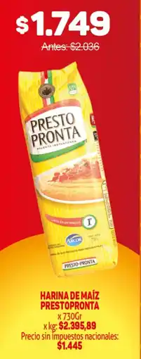 Makro Prestopronta harina de maíz oferta