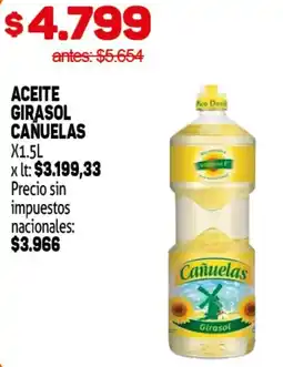 Makro Cañuelas aceite girasol oferta