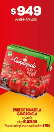 Makro La campagnola puré de tomate oferta