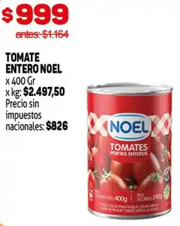 Makro Noel tomate entero oferta