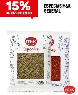 Makro M&K especias general oferta