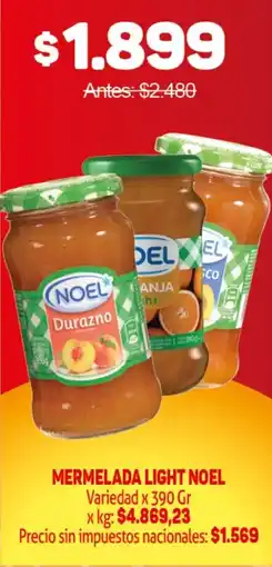 Makro Noel mermelada light variedad oferta