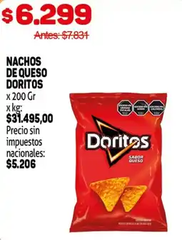 Makro Doritos nachos de queso oferta