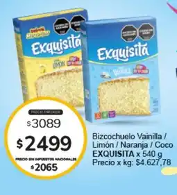 Makro Exquisita bizcochuelo vainilla/ limón / naranja / coco oferta