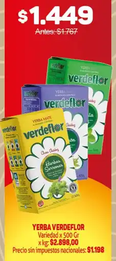Makro Verdeflor yerba variedad oferta