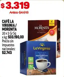 Makro La virginia/ morenita café oferta