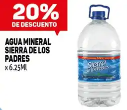 Makro Sierra de los padres agua mineral oferta