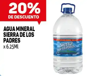 Makro Sierra de los padres agua mineral oferta