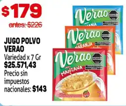 Makro Verao jugo polvo variedad oferta