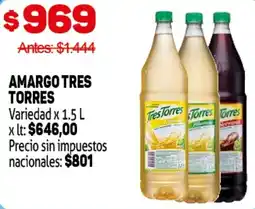 Makro Tres torres amargo variedad oferta