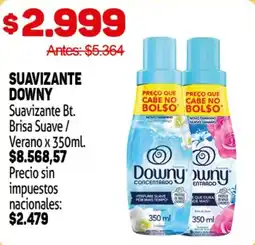 Makro Downy suavizante suavizante bt. brisa suave/ verano oferta