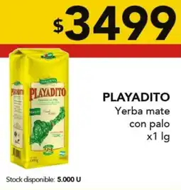 Nini Mayorista Playadito yerba mate con palo oferta