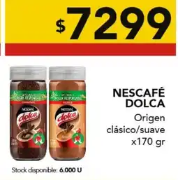 Nini Mayorista Nescafé dolca origen clásico/suave oferta