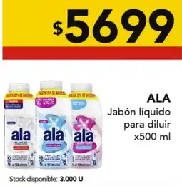 Nini Mayorista Ala jabón líquido para diluir oferta