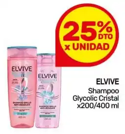 Nini Mayorista Elvive shampoo glycolic cristal oferta