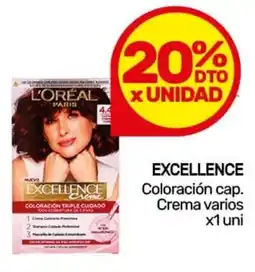 Nini Mayorista Excellence coloración cap. crema varios oferta