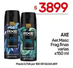Nini Mayorista Axe aer.masc frag.finas varias oferta