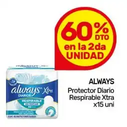 Nini Mayorista Always protector diario respirable xtra oferta