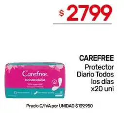 Nini Mayorista Carefree protector diario todos los días oferta