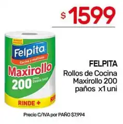 Nini Mayorista Felpita rollos de cocina maxirollo oferta
