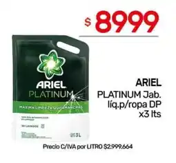 Nini Mayorista Ariel platinum jab. líq.p/ropa dp oferta