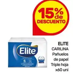 Nini Mayorista Elite carilina pañuelos de papel triple hoja oferta