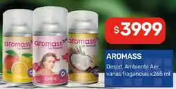 Nini Mayorista Aromass desod. ambiente aer. varias fragancias oferta