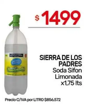 Nini Mayorista Sierra de los padres soda sifon limonada oferta