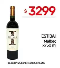 Nini Mayorista Estibai malbec oferta