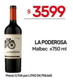 Nini Mayorista La poderosa malbec oferta