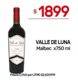 Nini Mayorista Valle de luna malbec oferta