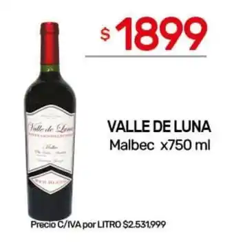 Nini Mayorista Valle de luna malbec oferta