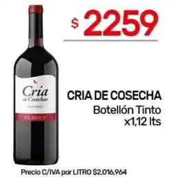 Nini Mayorista Cria de cosecha botellón tinto oferta
