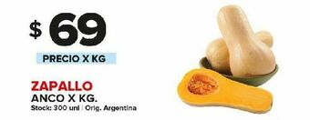 Carrefour Zapallo anco x kg oferta