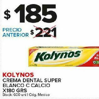 Carrefour Crema dental kolynos 180g oferta