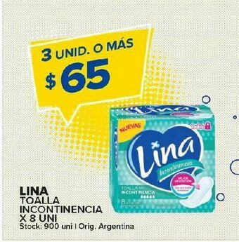 Carrefour Toallas incontinencia lina 8uni oferta