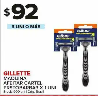 Carrefour Máquina de afeitar gillette prestobarba3 x uni oferta