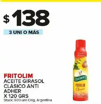 Carrefour Aceite girasol fritolim clasico 120g oferta