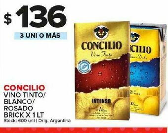 Carrefour Vino tinto concilio 1l oferta