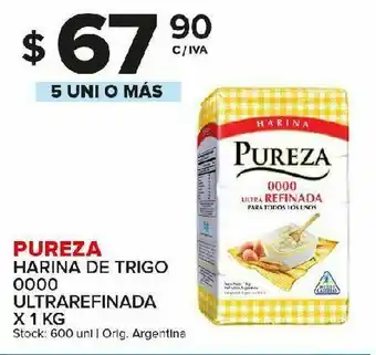 Carrefour Harina de trigo pureza ultrarefinada 1kg oferta