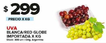 Carrefour Uva blanca/red globe importada kg oferta