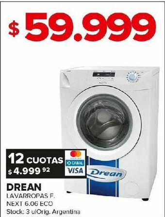 Carrefour Lavarropas drean oferta