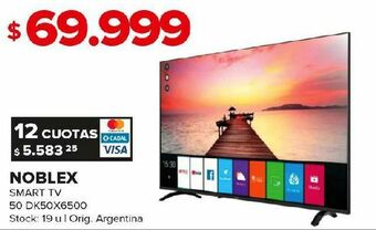 Carrefour Smart tv noblex 50" oferta