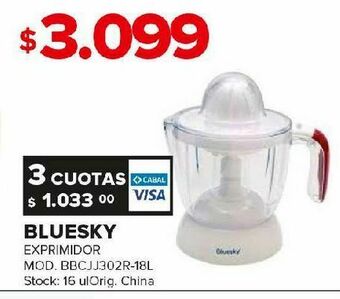 Carrefour Exprimidor bluesky oferta