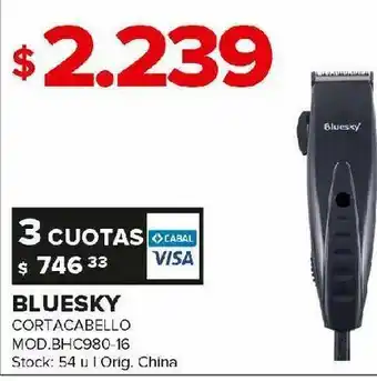Cortapelo eléctrico bluesky