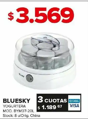 Carrefour Yogurtera bluesky oferta